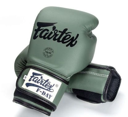 Guante de boxeo Fairtex f day color verde
