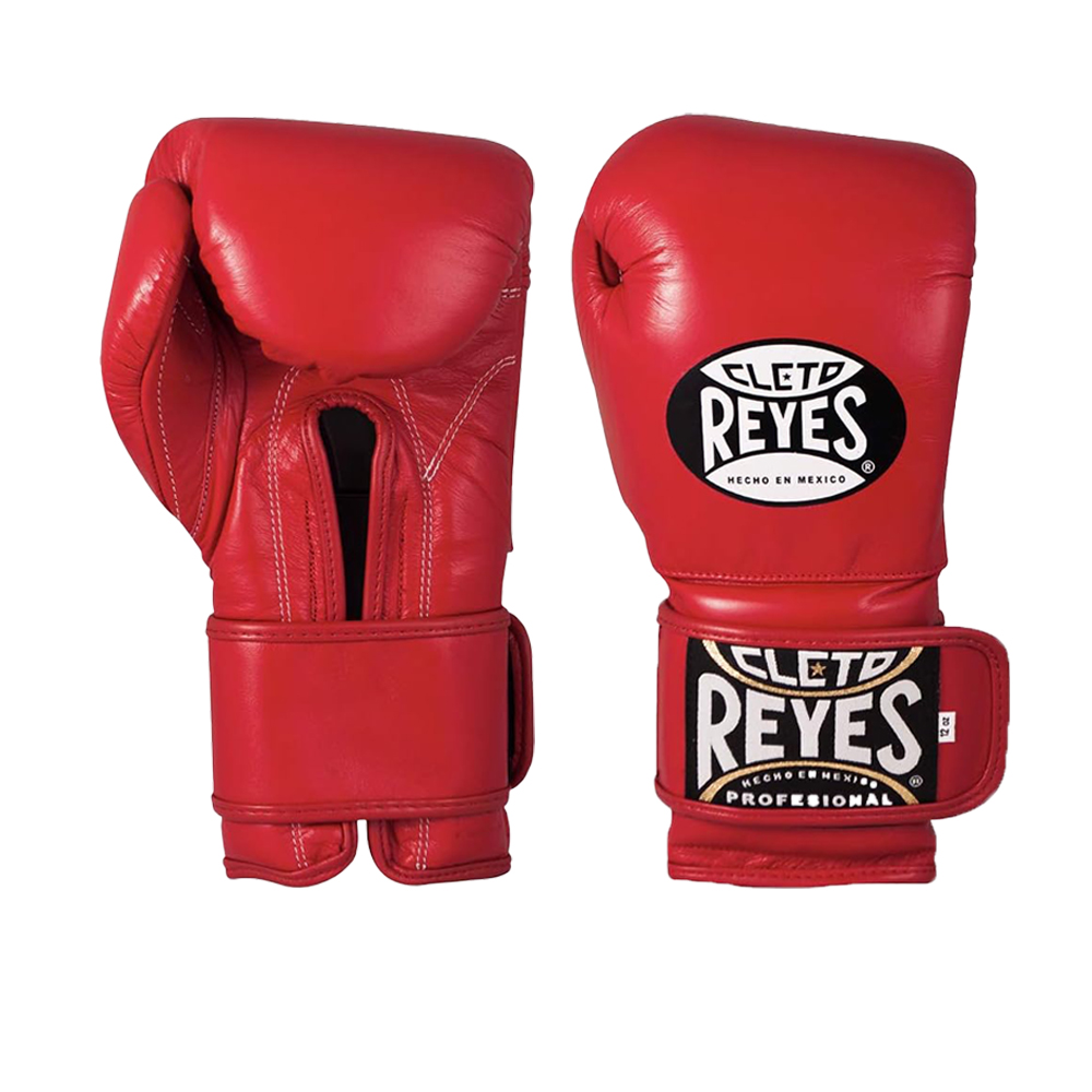 Guantes de Boxeo Cleto Reyes Velcro Dorado- 100% Cuero Genuino – MMA Store  Peru