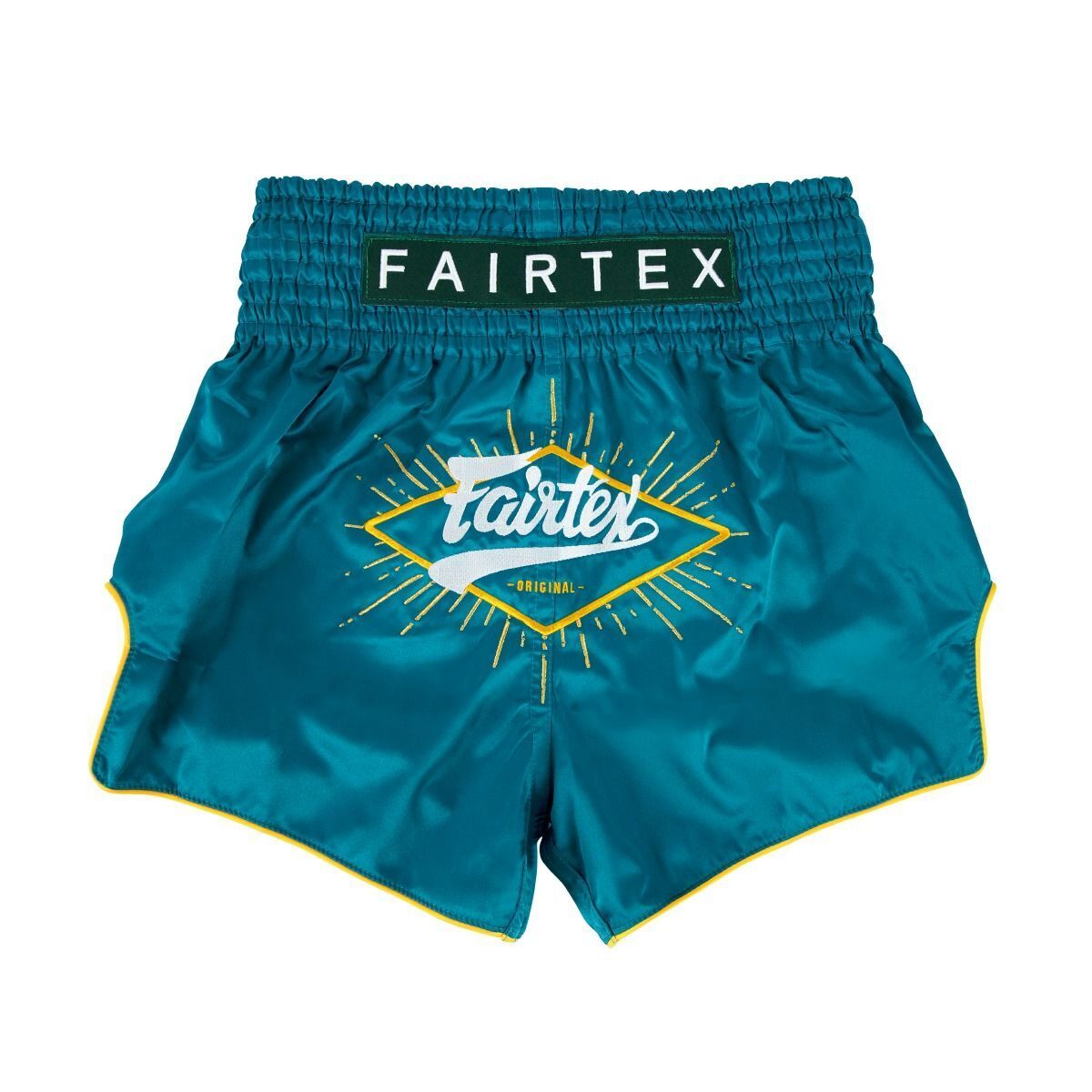 Fairtex Pantalones cortos de boxeo Muay Thai de corte delgado 