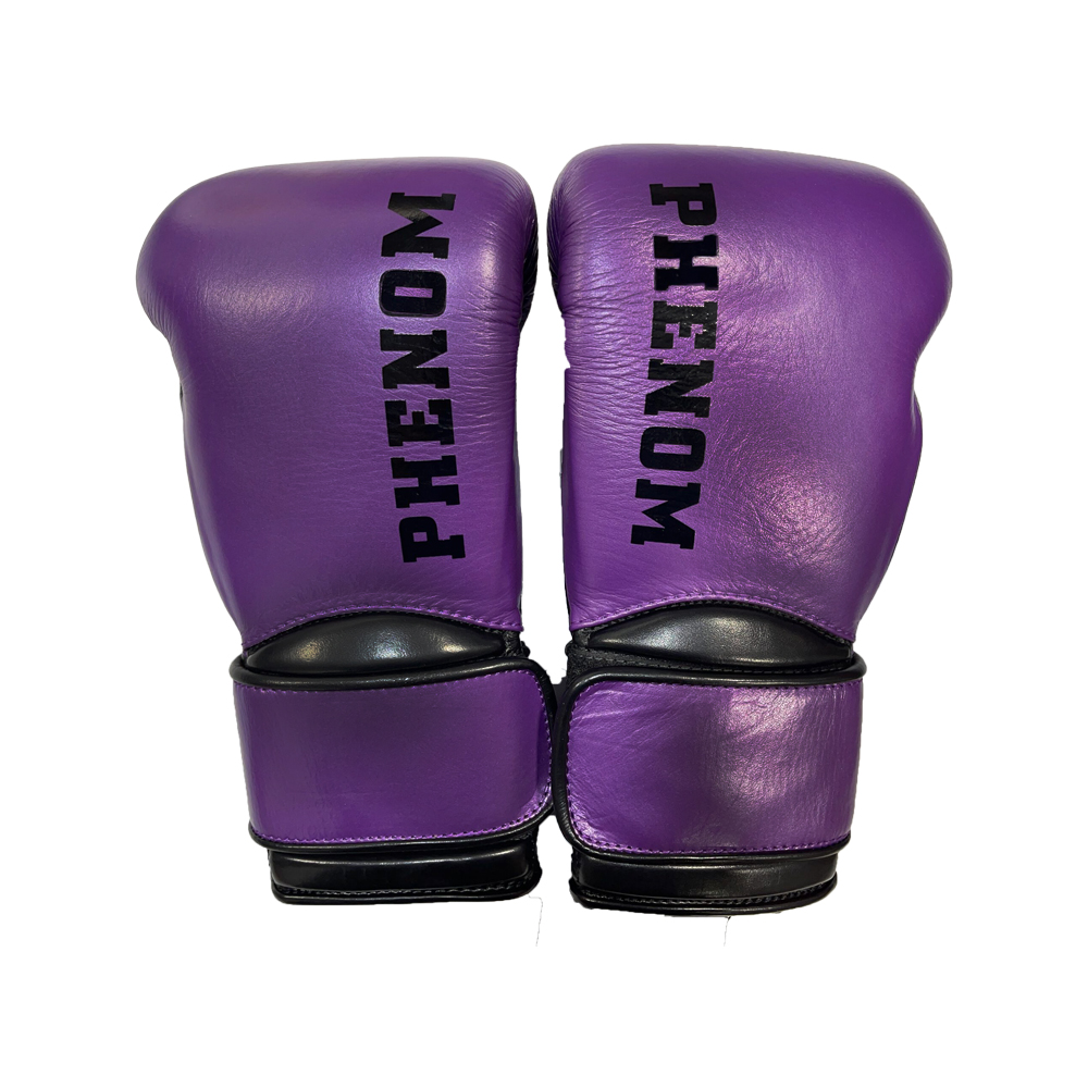 Guante de boxeo Phenom sg202s metallic purple
