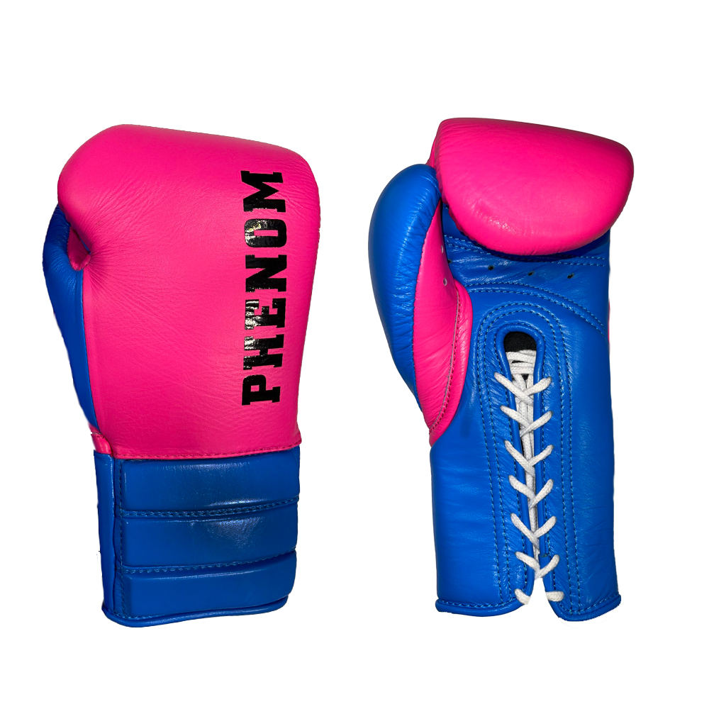 Guante de boxeo Phenom sg202 pink blue