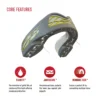Bucal safejawz nitro series grey yellow
