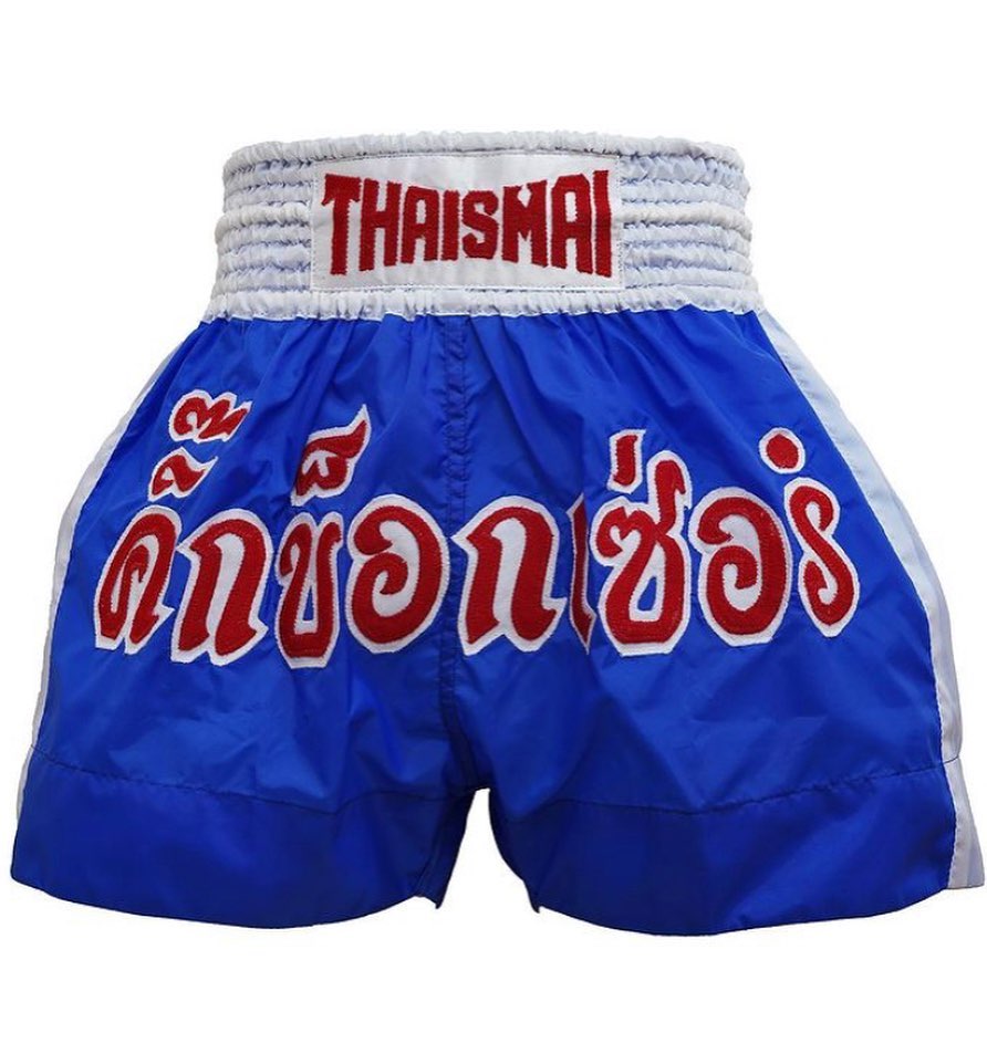 Pantalon muay thai Thais Mai Toro Blue