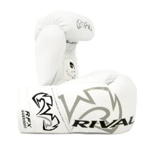 guantes de boxeo rival de color blanco