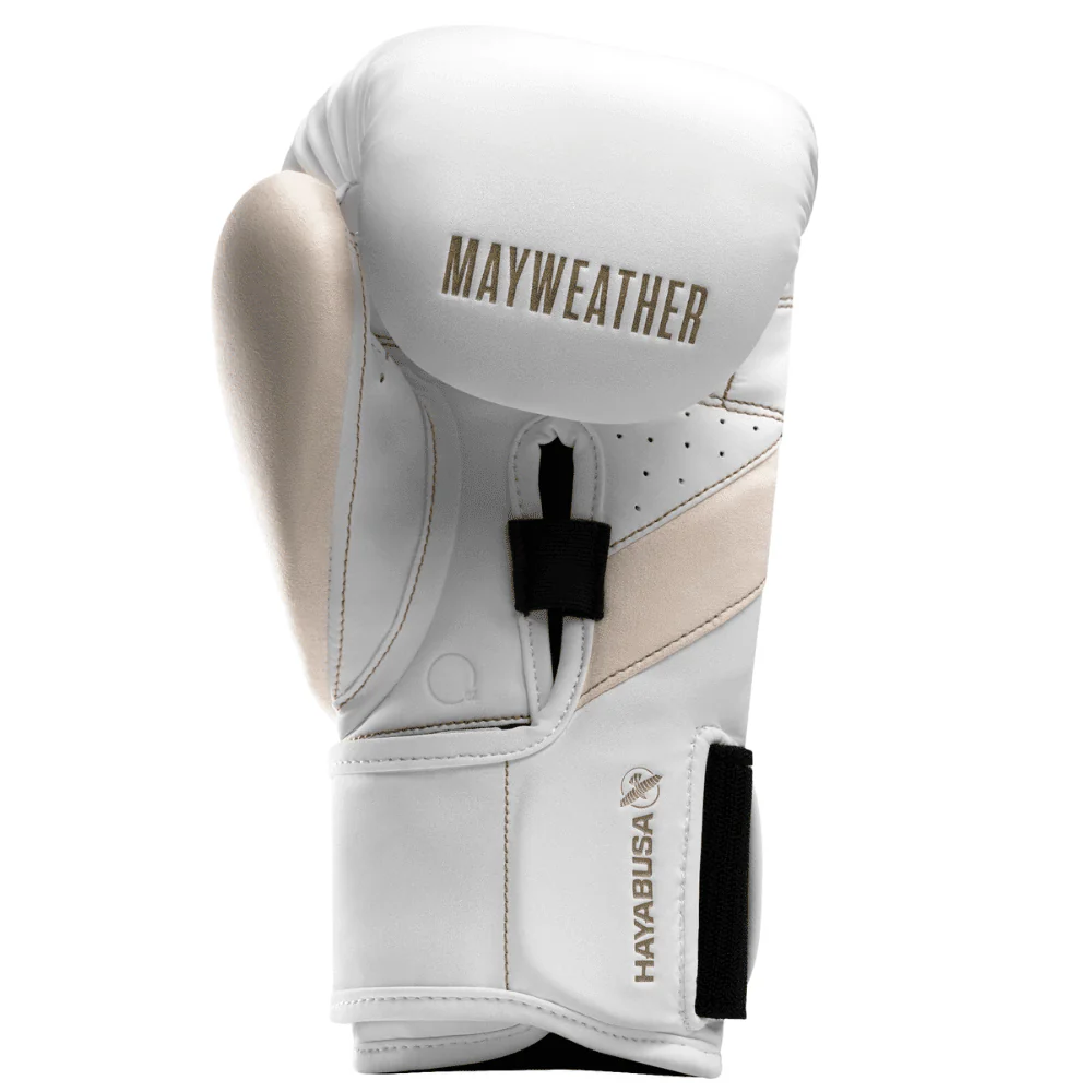 Hayabusa x Mayweather Champ White/Gold - Imagen 3