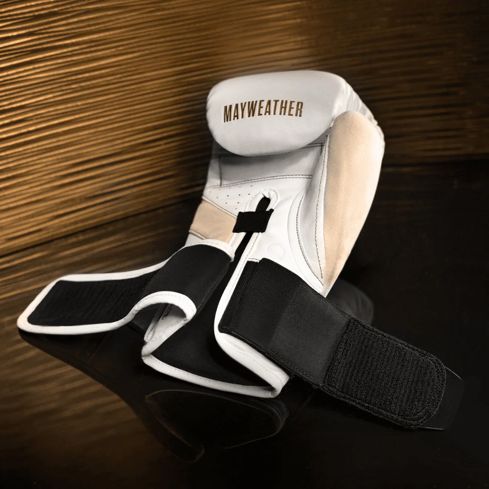 Hayabusa x Mayweather Champ White/Gold - Imagen 4