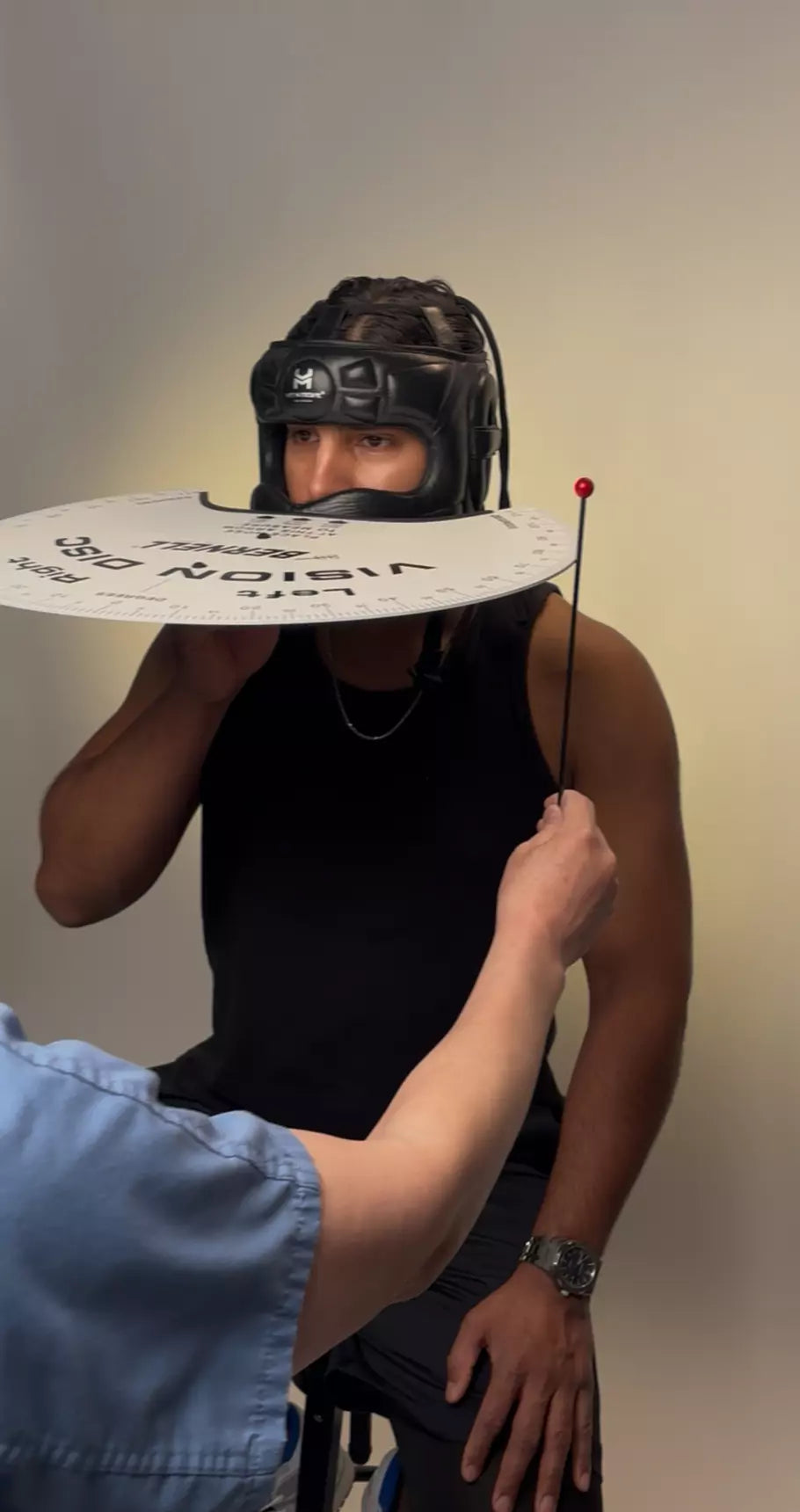 Casco de boxeo Hit N Move Face Saver vision - Imagen 8