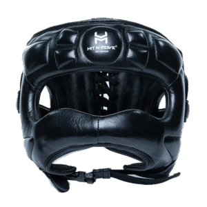 Casco de boxeo Hit N Move Face Saver vision - Negro, SM