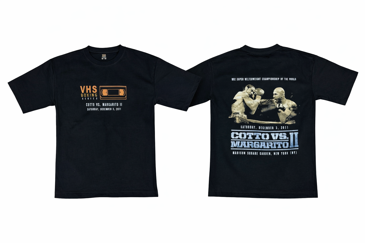 Camiseta Cotto vs Margarito vhs boxing series