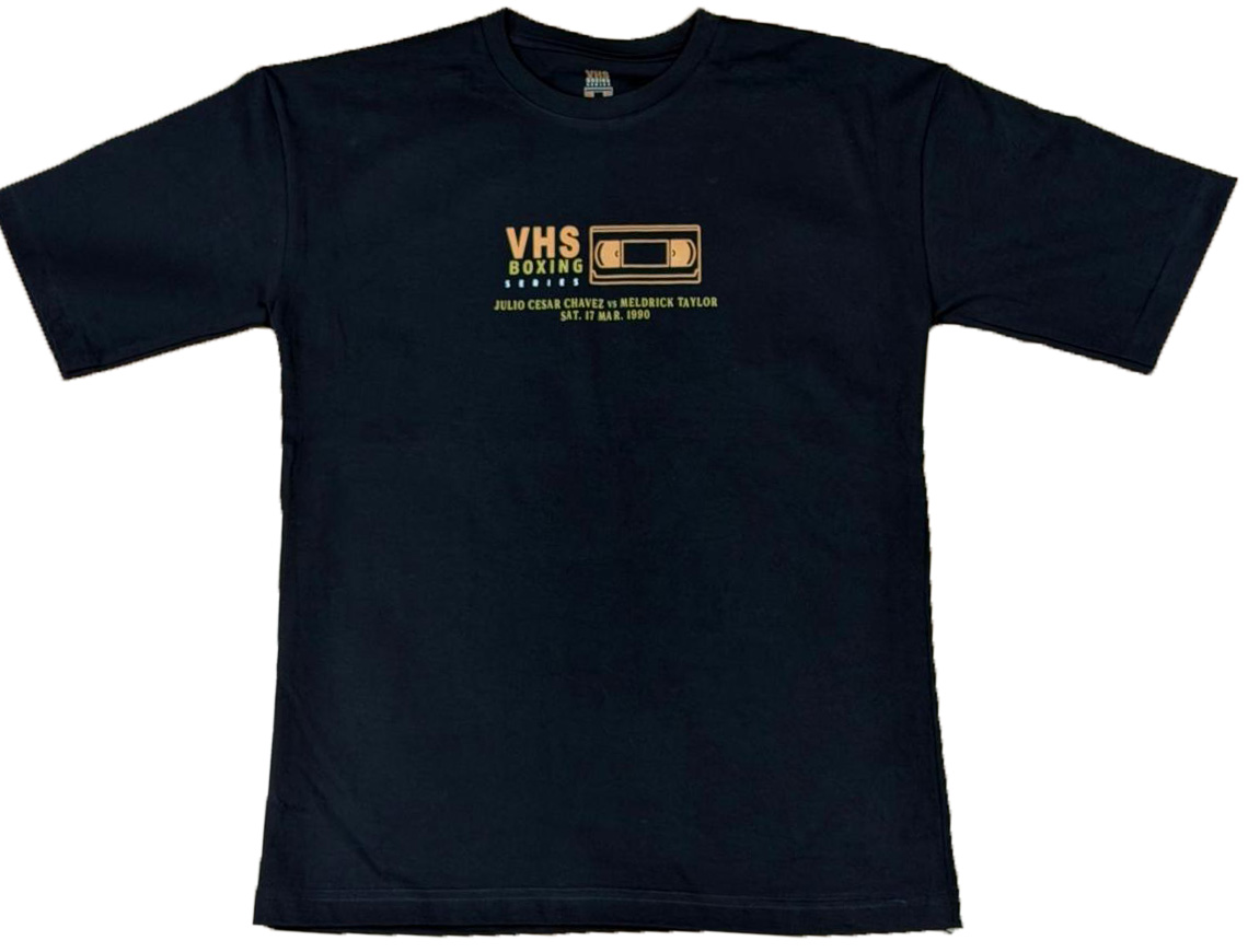 Camiseta JC Chavez vs Meldrick Taylor vhs boxing series - Imagen 2